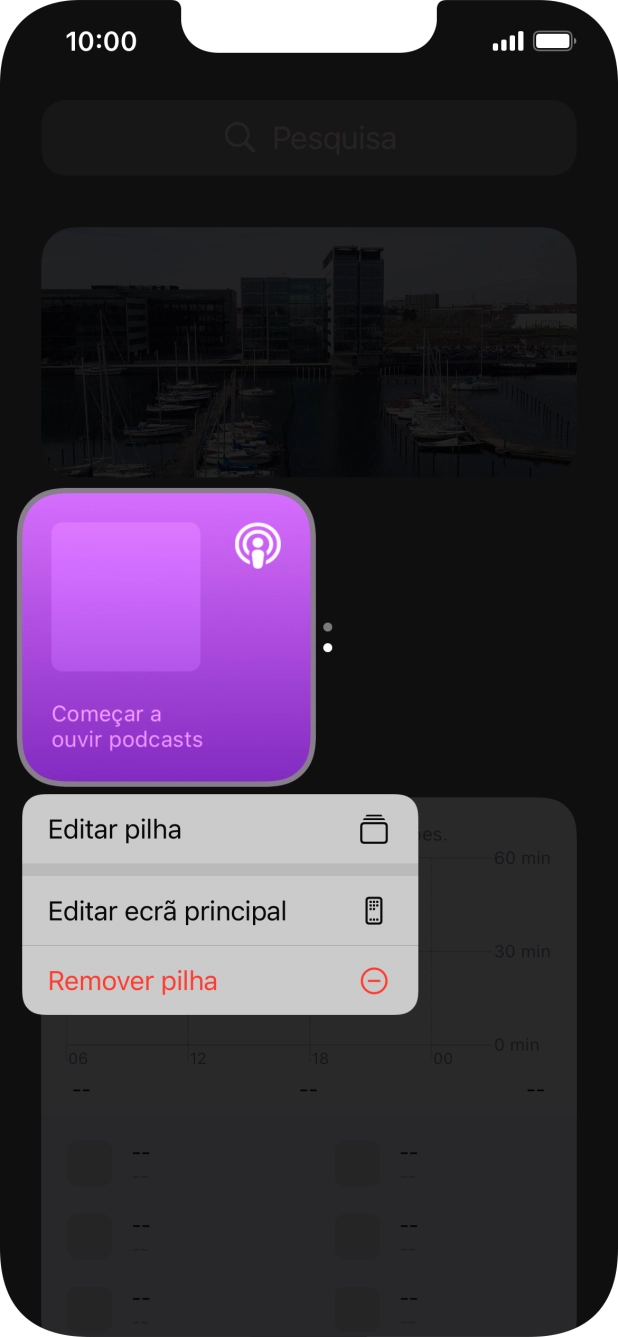 Prima Editar pilha.