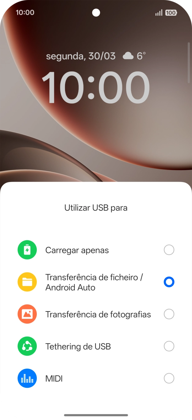 Prima Transferência de ficheiro / Android Auto.