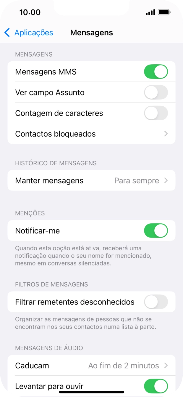 Para voltar ao ecrã inicial, deslize o dedo de baixo para cima a partir da base do ecrã.