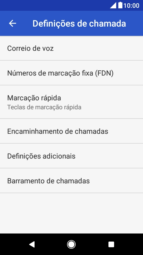 Prima Correio de voz.