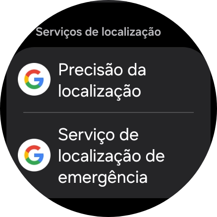 Prima Precisão da localização.