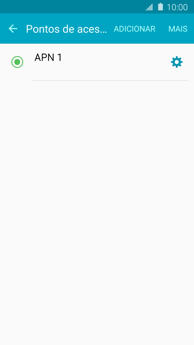 Prima ADICIONAR.