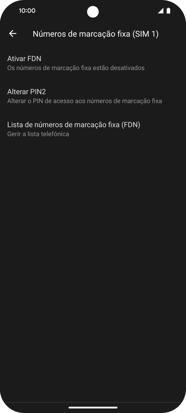 Prima Ativar FDN.