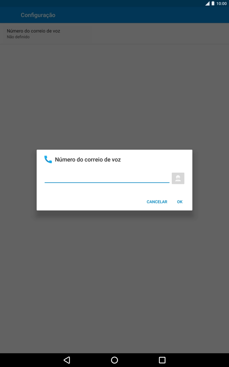Introduza 123 e prima OK.