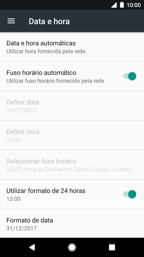 Prima a tecla de início para terminar e voltar ao ecrã inicial.