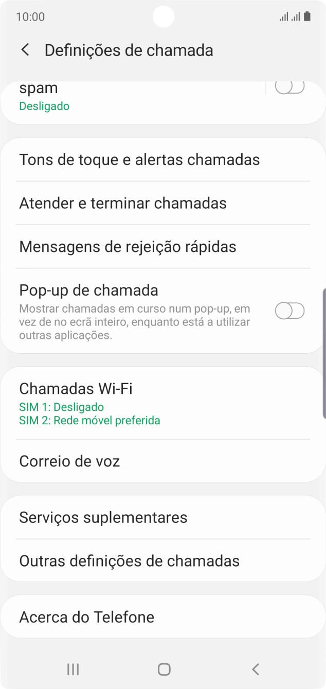 Prima Correio de voz.