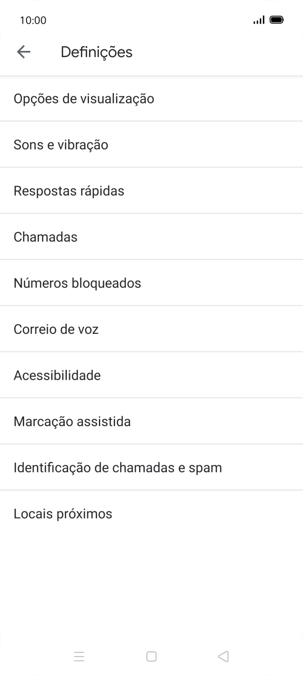 Prima Correio de voz.