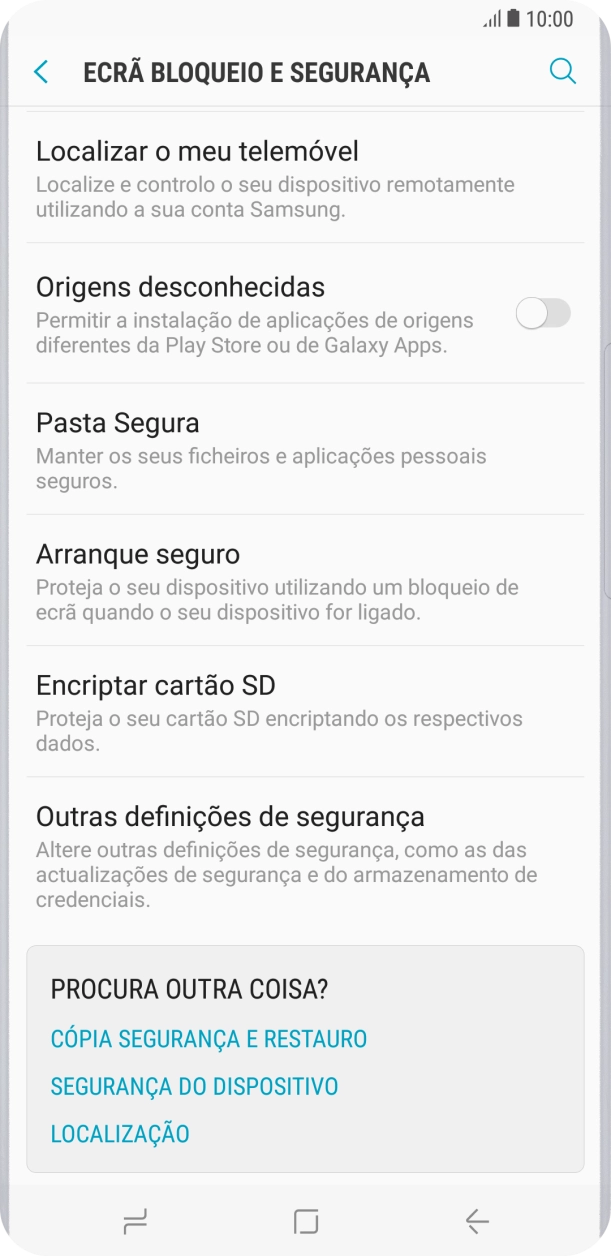 Prima Outras definições de segurança.