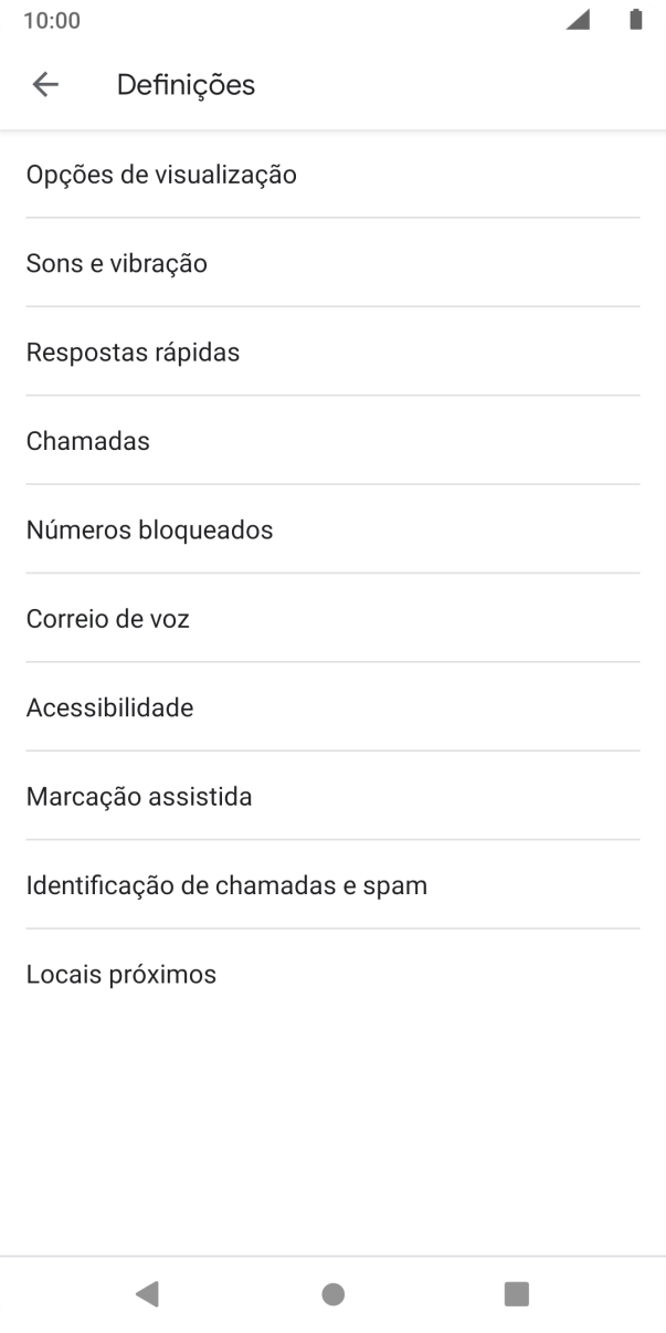 Prima Correio de voz.