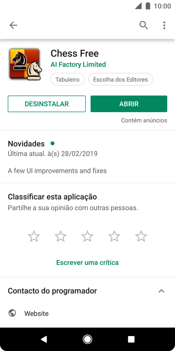 Prima DESINSTALAR.