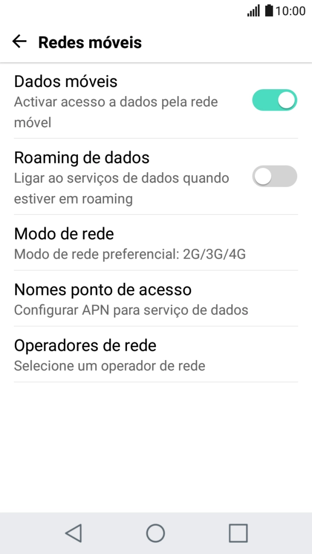 Prima Nomes ponto de acesso.