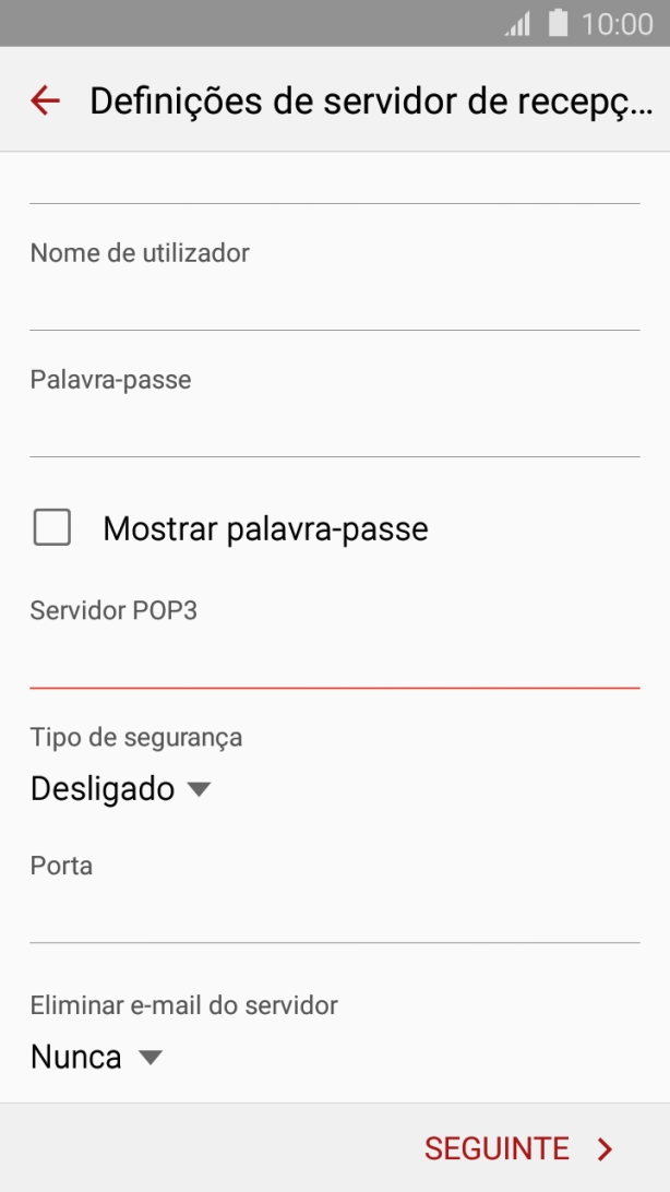 Prima a lista suspensa sob 