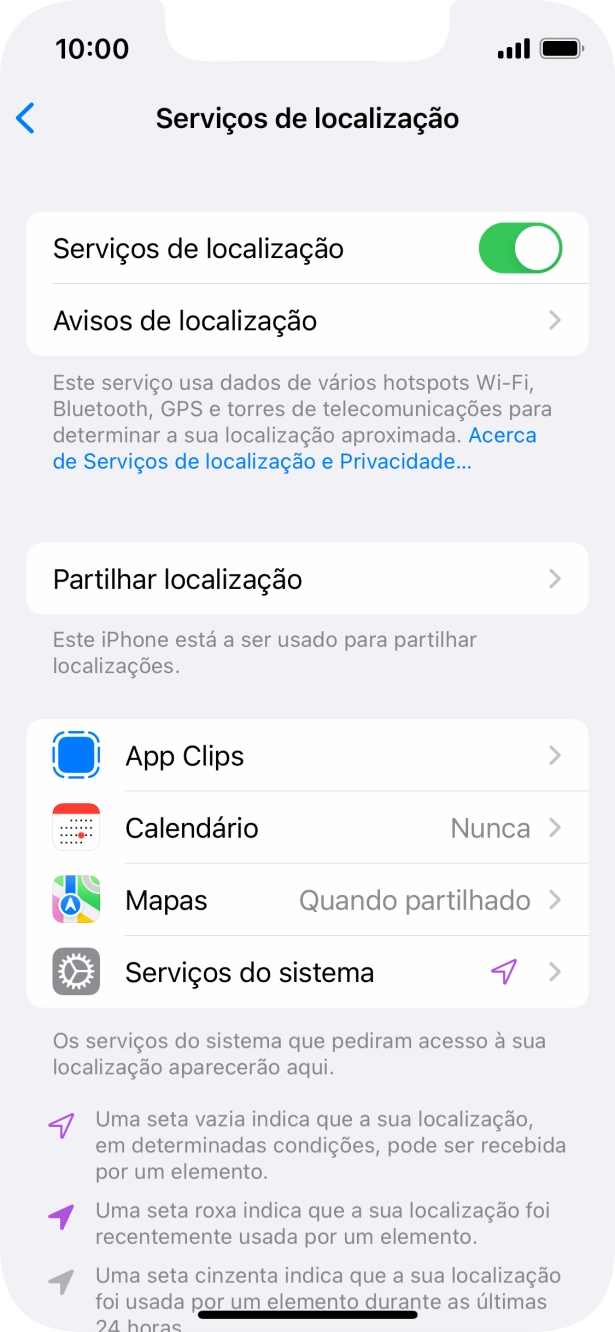 Prima a app pretendida.