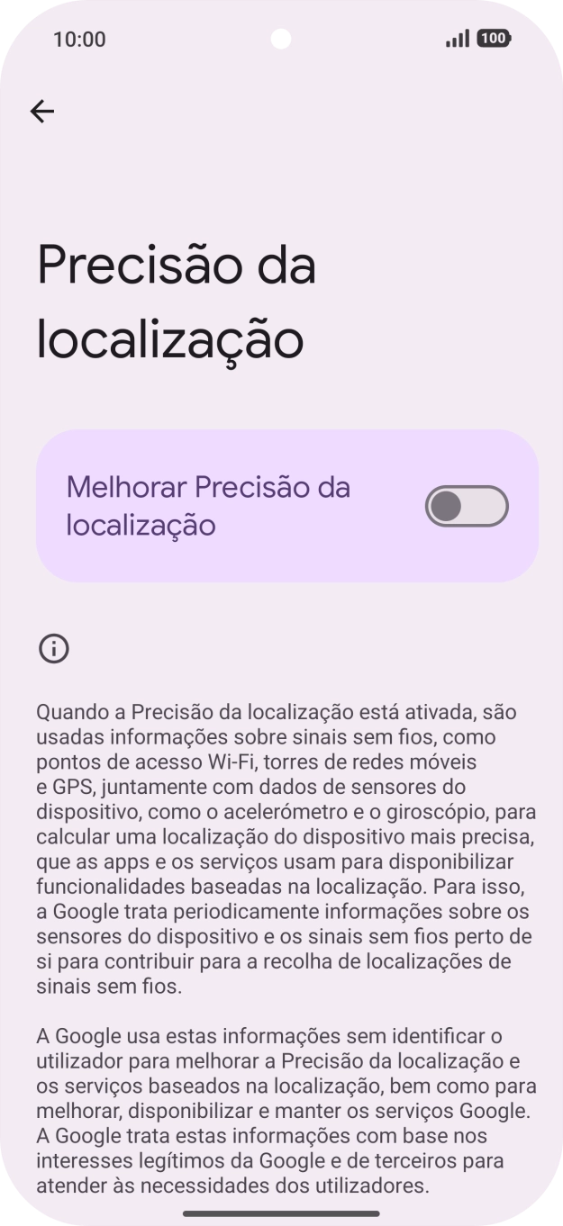 Se premir o indicador junto a 