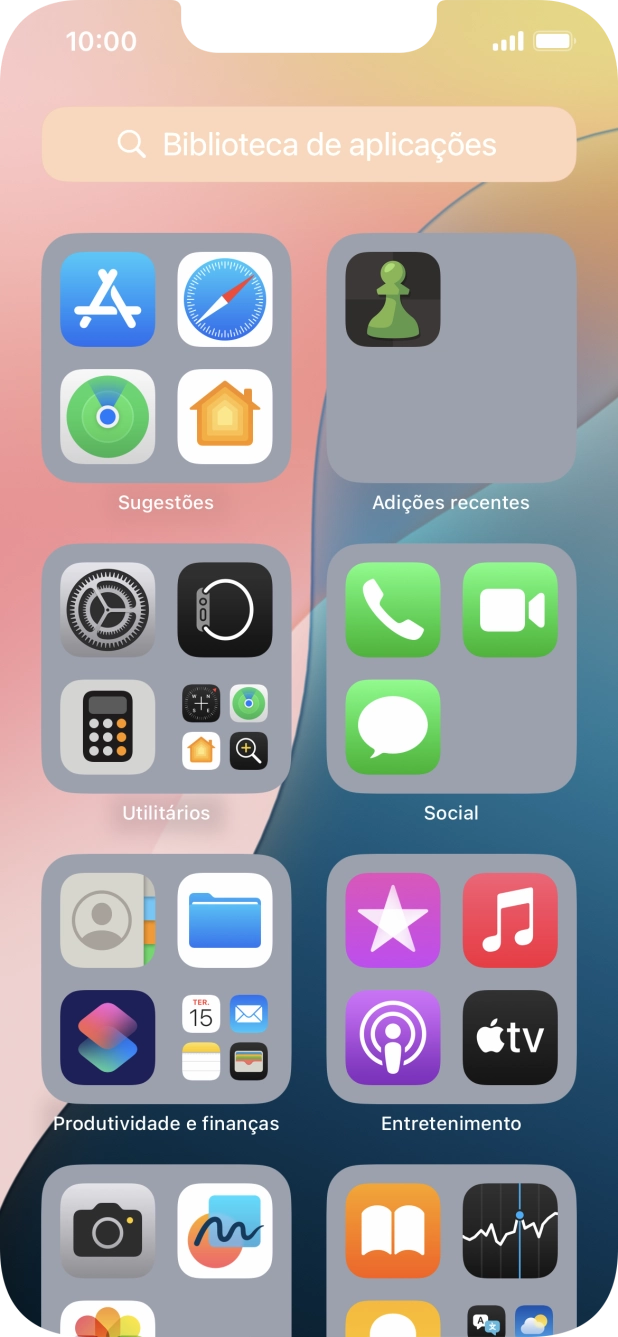 Prima a app pretendida.