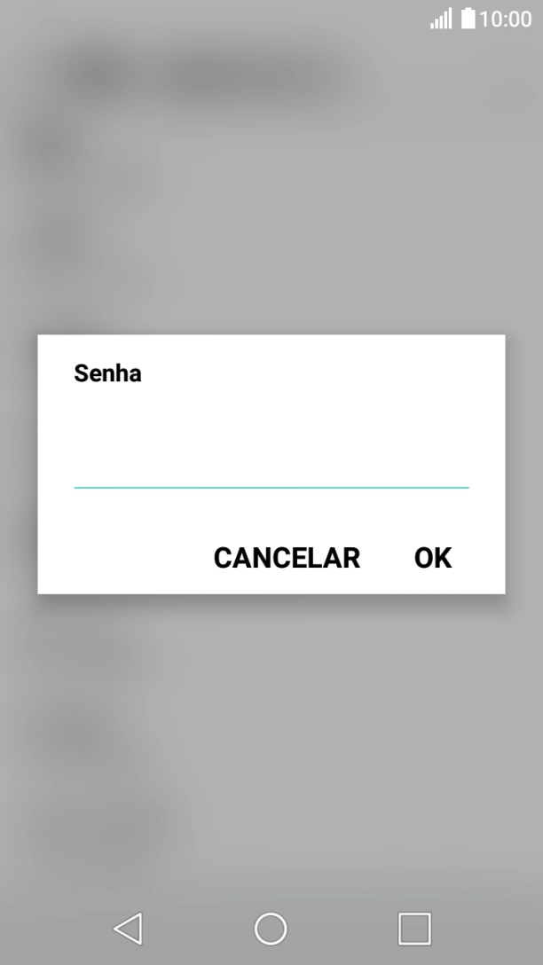 Introduza vodafone e prima OK.