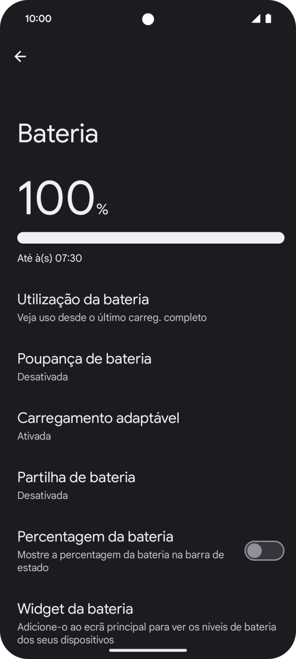 Prima Poupança de bateria.