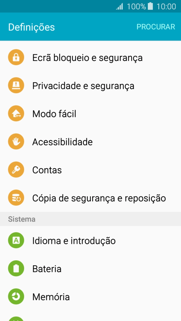 Prima Ecrã bloqueio e segurança.