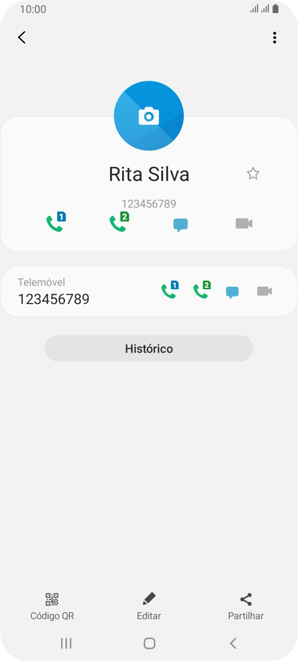 Prima a tecla de início para terminar e voltar ao ecrã inicial.