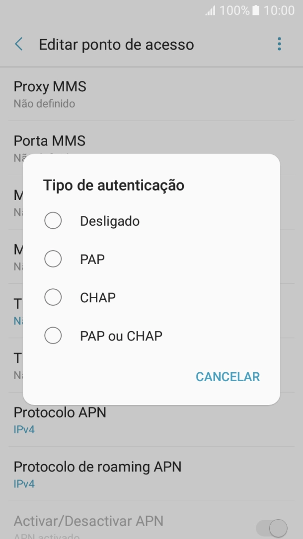 Prima Desligado.