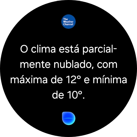 Prima o botão de iniciar para terminar e voltar ao ecrã inicial.