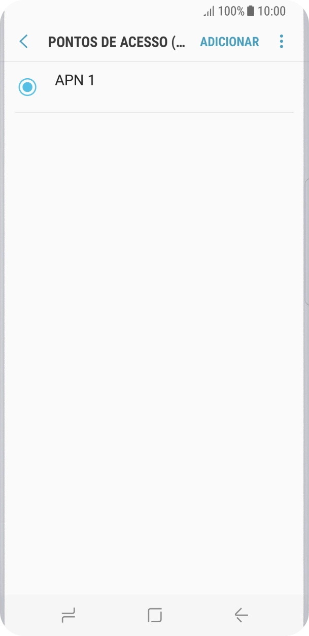 Prima ADICIONAR.