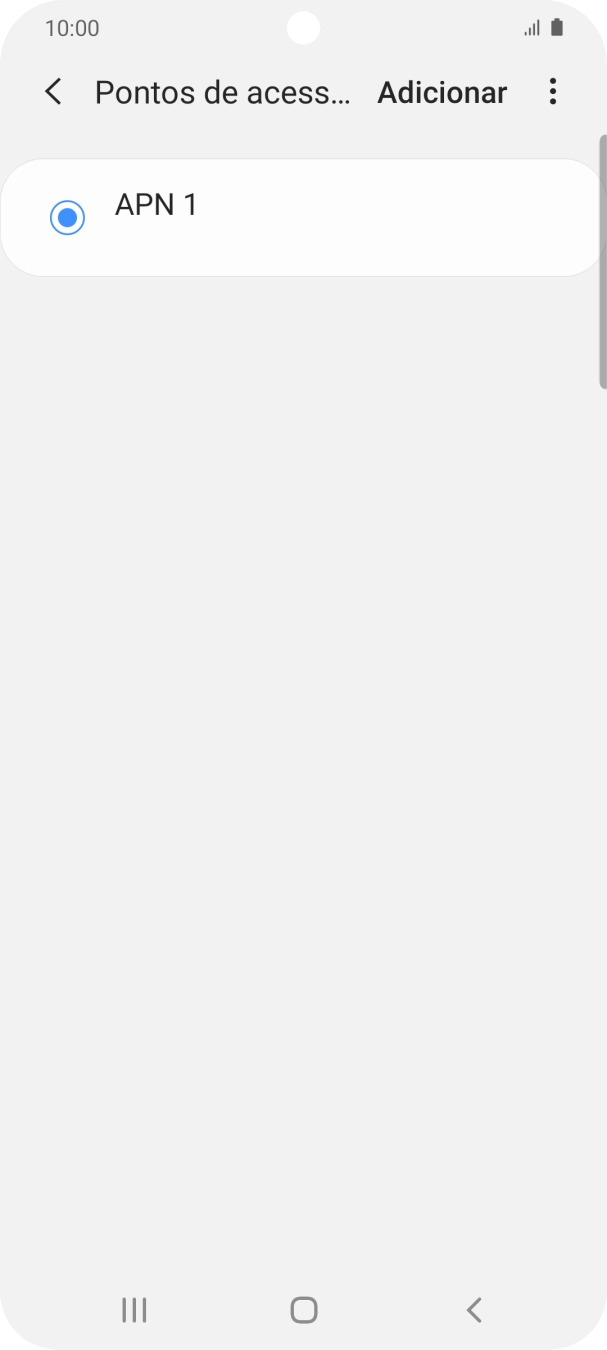 Prima Adicionar.