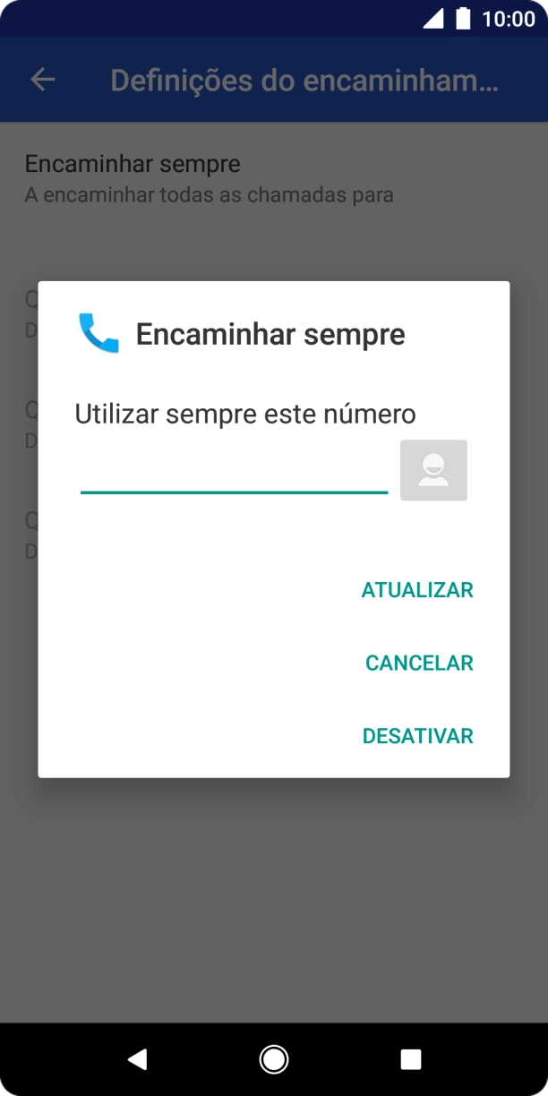 Prima DESATIVAR.