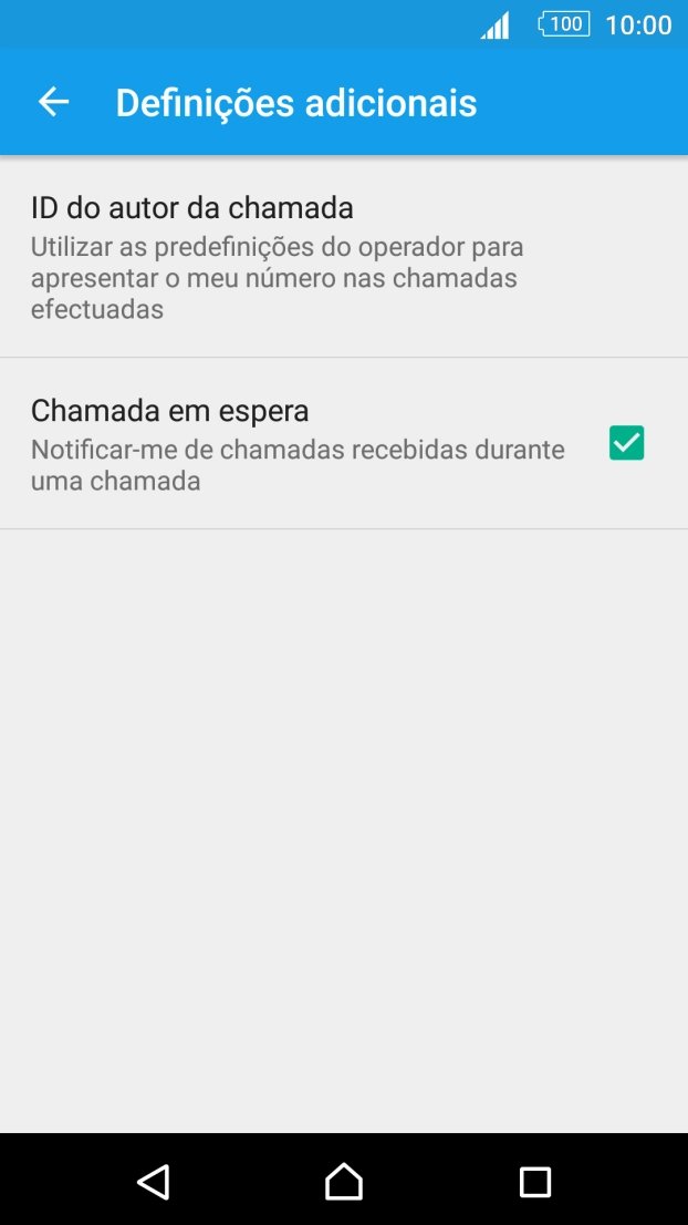 Prima ID do autor da chamada.