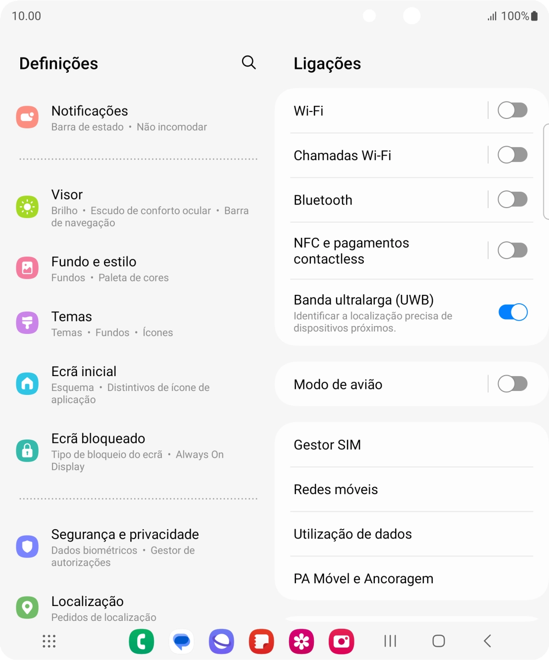 Prima Ecrã bloqueado.