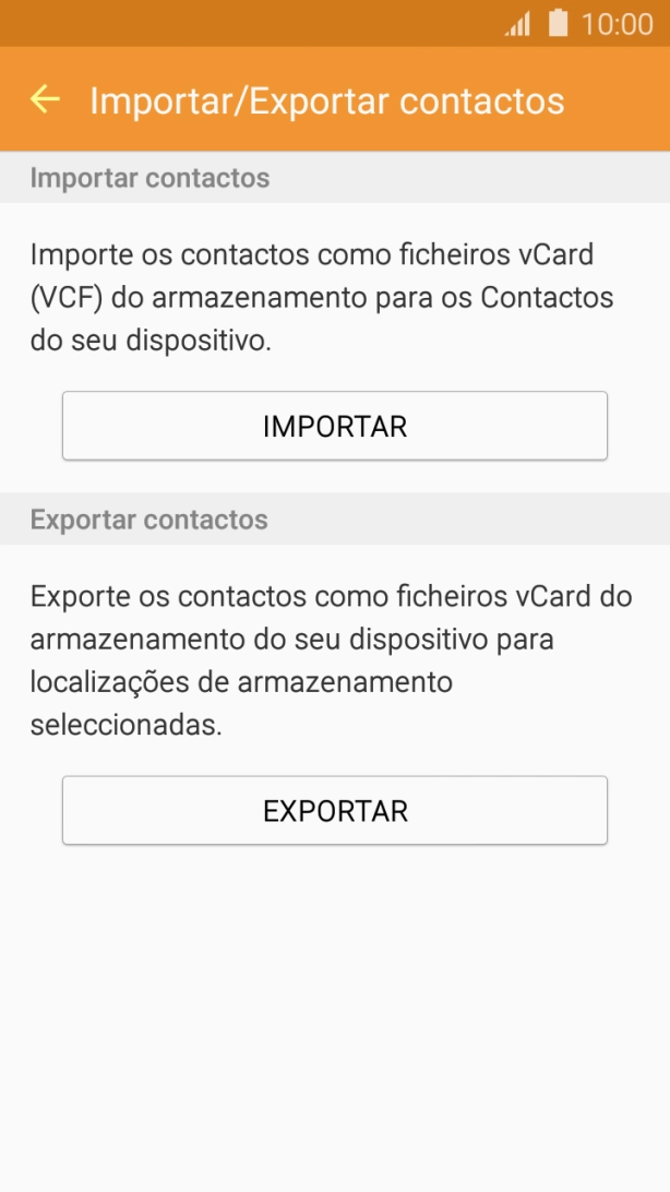 Prima IMPORTAR.