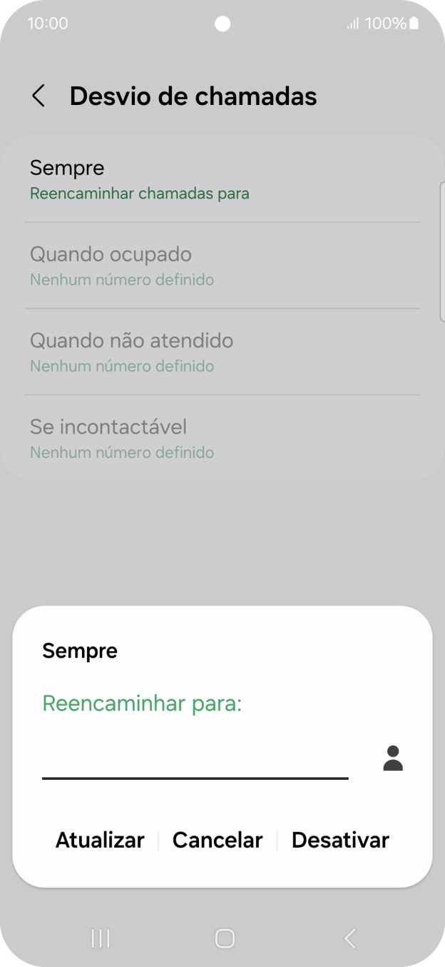Prima Desativar.