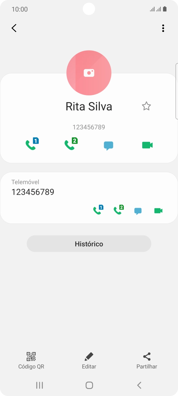 Prima a tecla de início para terminar e voltar ao ecrã inicial.
