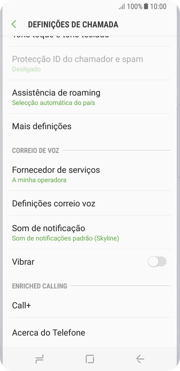 Prima Definições correio voz.