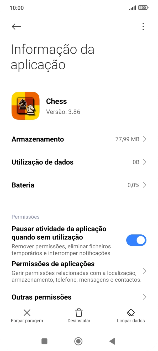 Prima Limpar dados.