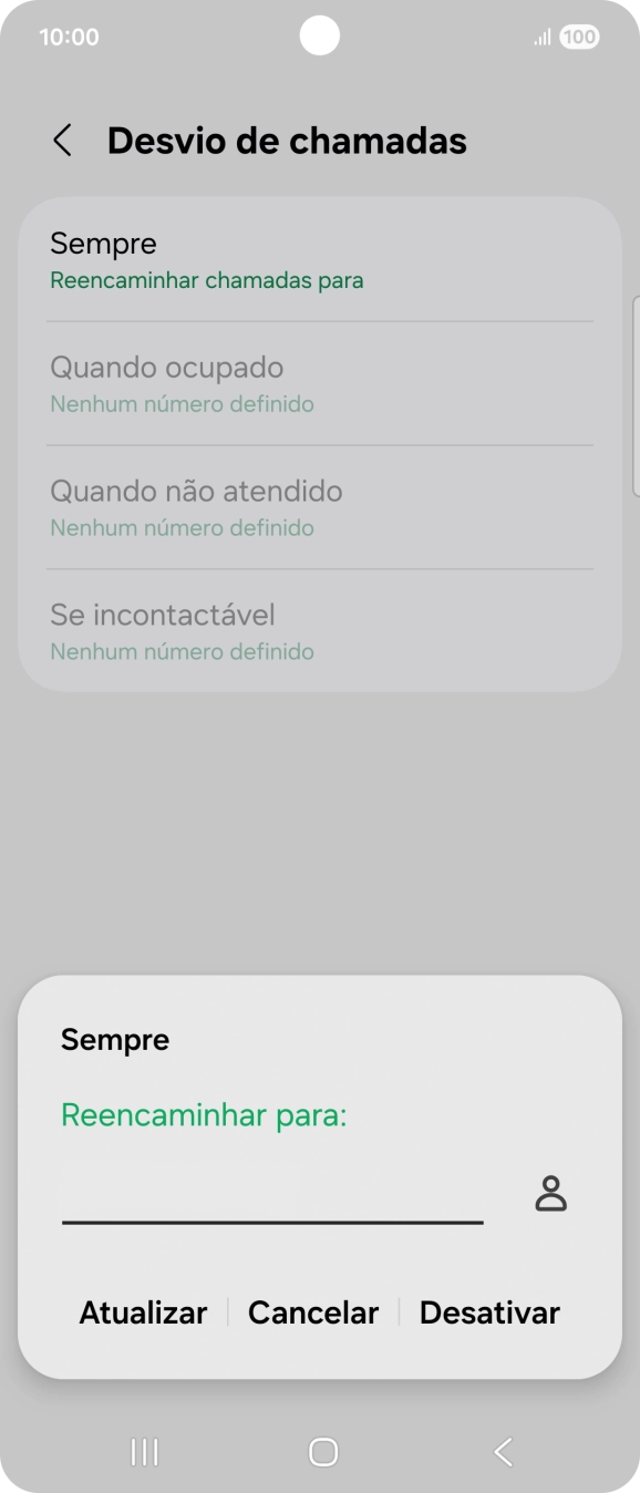 Prima Desativar.