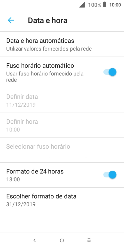 Prima a tecla de início para terminar e voltar ao ecrã inicial.
