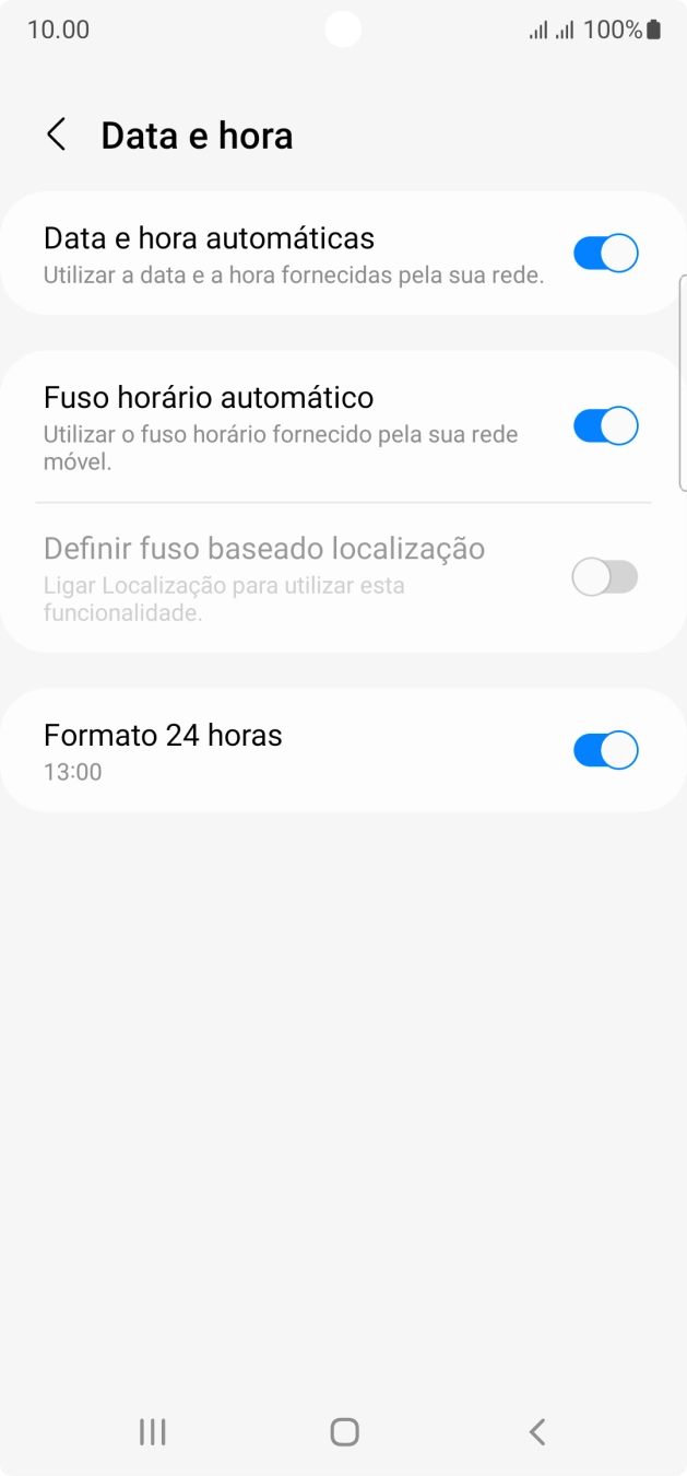 Prima a tecla de início para terminar e voltar ao ecrã inicial.