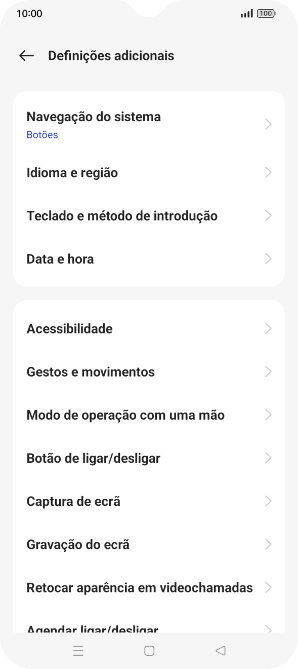 Prima Data e hora.
