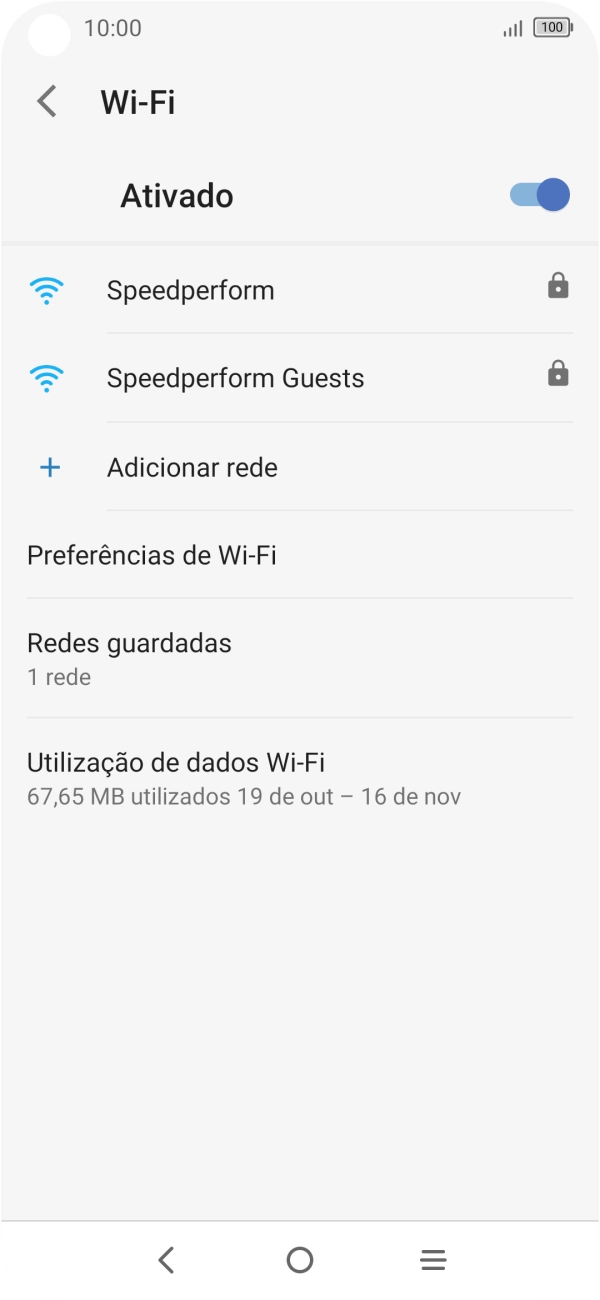 Prima a tecla de início para terminar e voltar ao ecrã inicial.