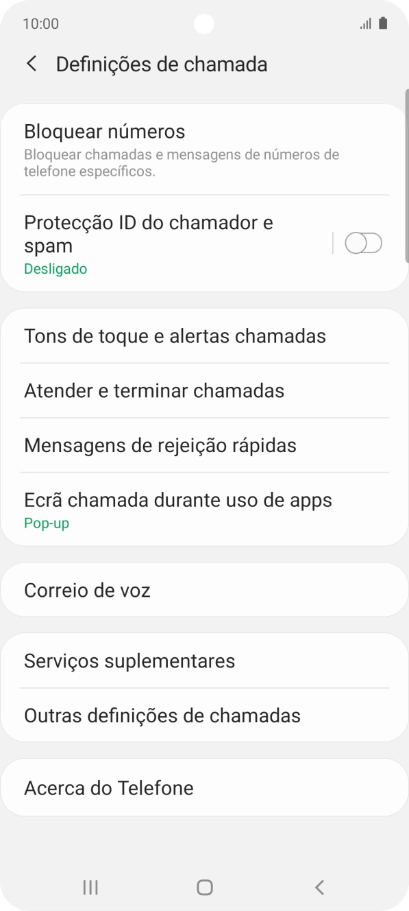 Prima Correio de voz.