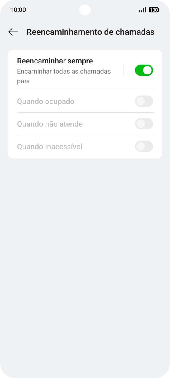 Prima o indicador junto ao tipo de desvio pretendido.