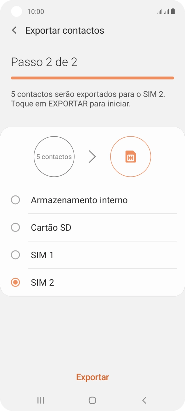 Prima Exportar.