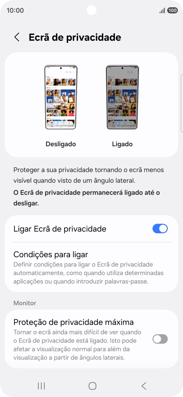 Prima Condições para ligar.