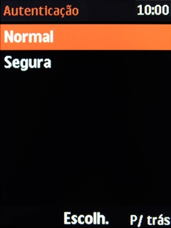 Escolha Normal.