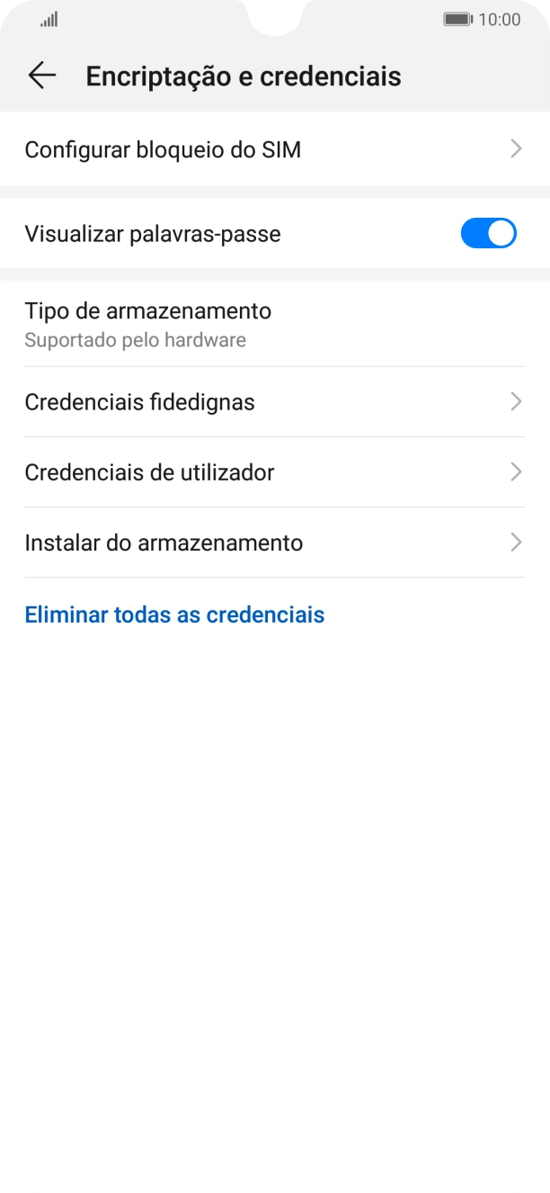 Prima Configurar bloqueio do SIM.