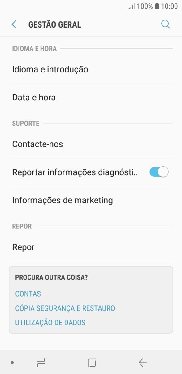 Prima Data e hora.