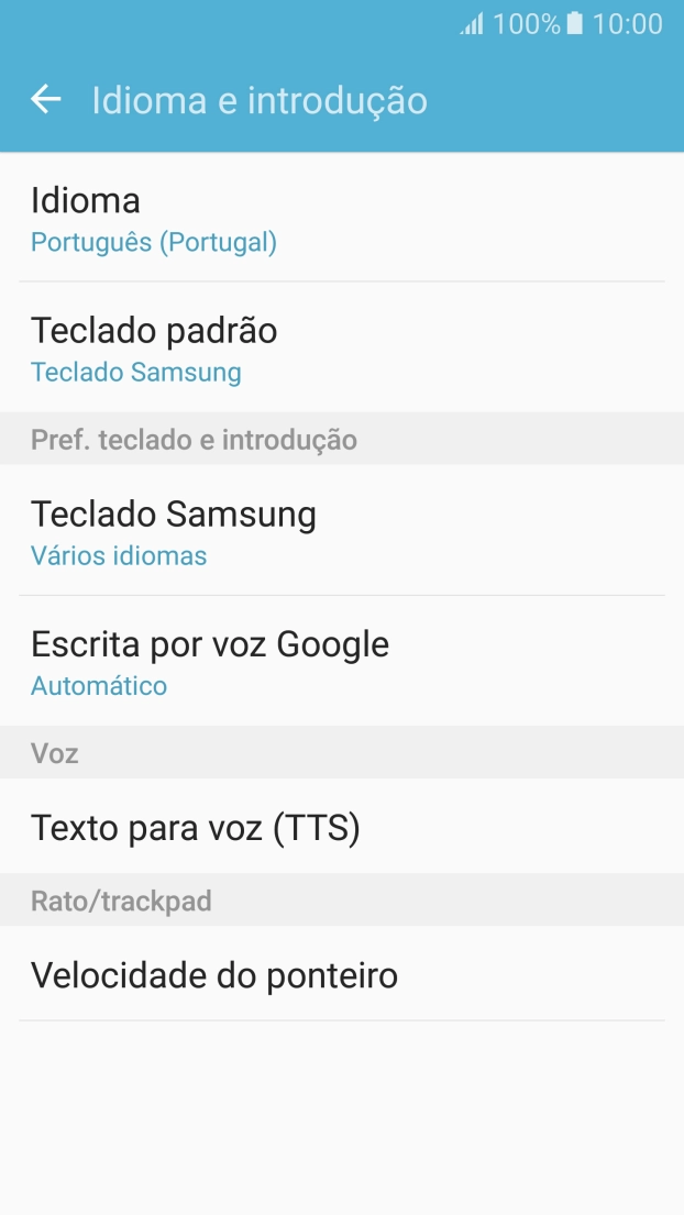 Prima Teclado Samsung.