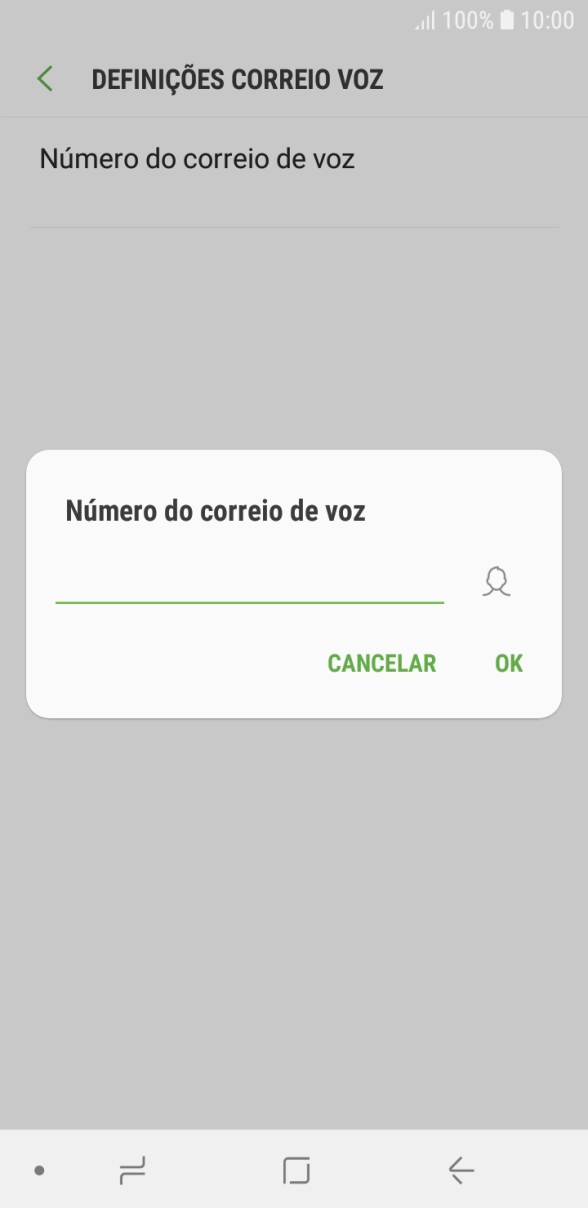 Introduza 123 e prima OK.