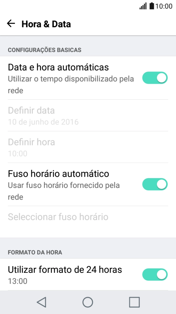 Prima a tecla de início para terminar e voltar ao ecrã inicial.